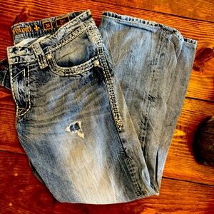 Men’s Rock Revival Jeans. 36x30